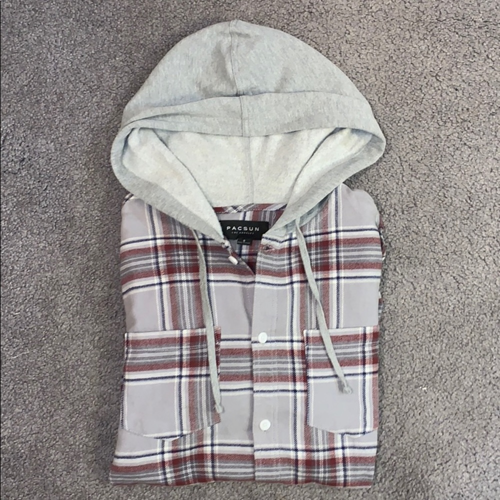 Pacsun Hoodie Flannel